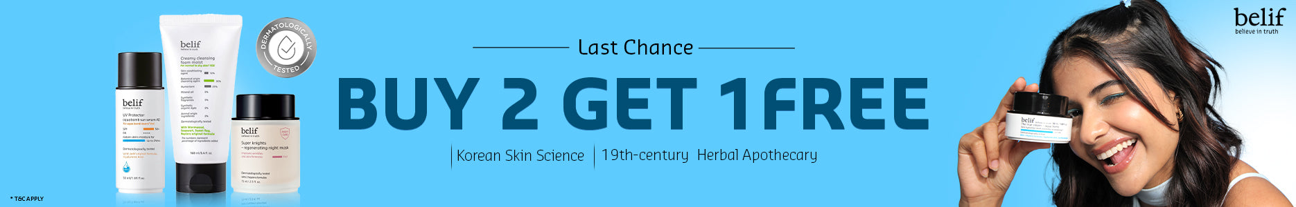 Belif B2G1 Banner