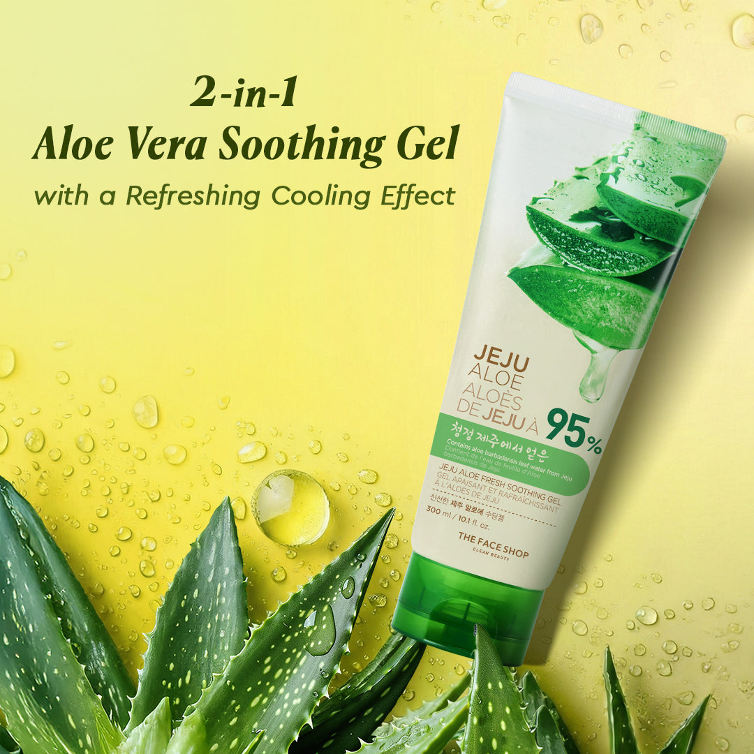 Jeju Aloe Fresh Soothing Gel Tube (300ml)