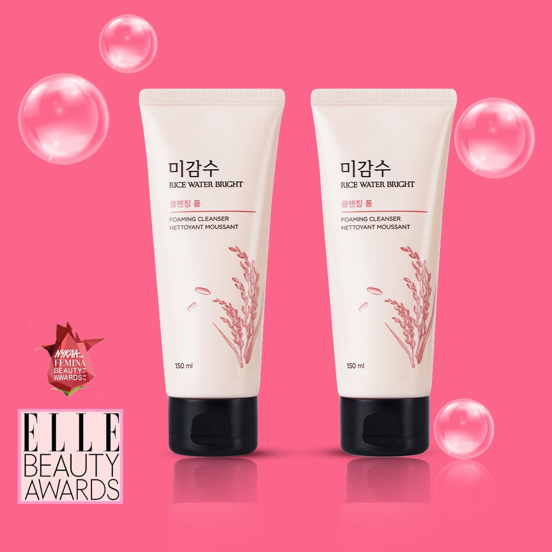 Award Winning Rice Water Bright Cleansing Foam 150ml Combo
