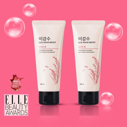 Award Winning Rice Water Bright Cleansing Foam 150ml Combo