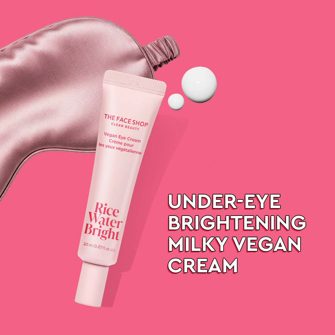 The Face Shop Rice Water Bright Vegan Eye Cream (20ml)