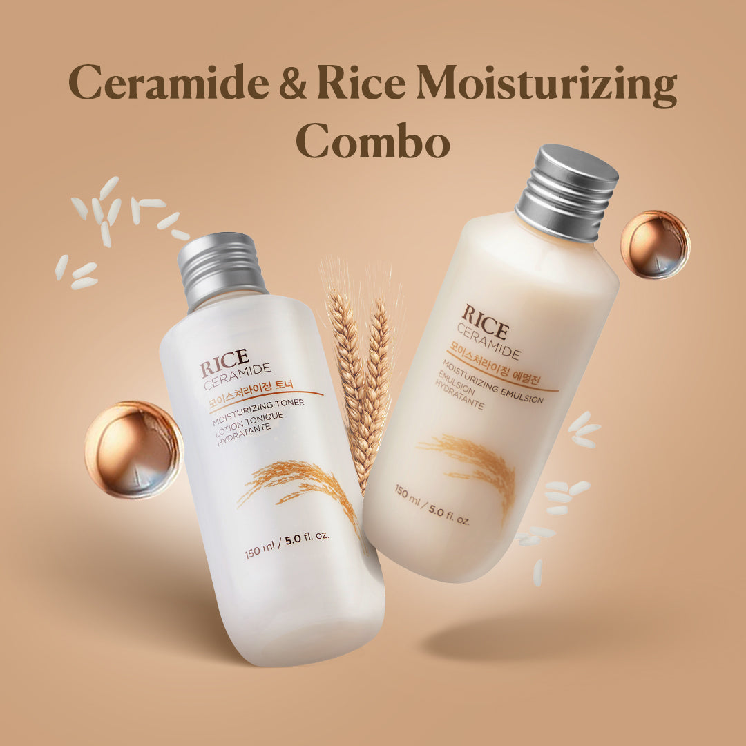 2 Step Ceramide &amp; Rice Moisturizing Combo 150ml