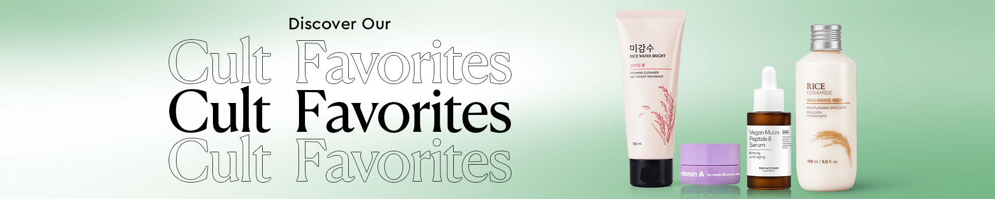 Cult Favorites New TFS Banner