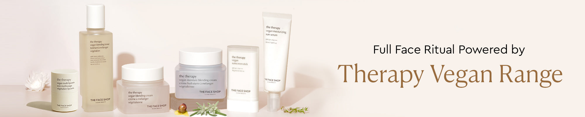 The Therapy Vegan Range Banner