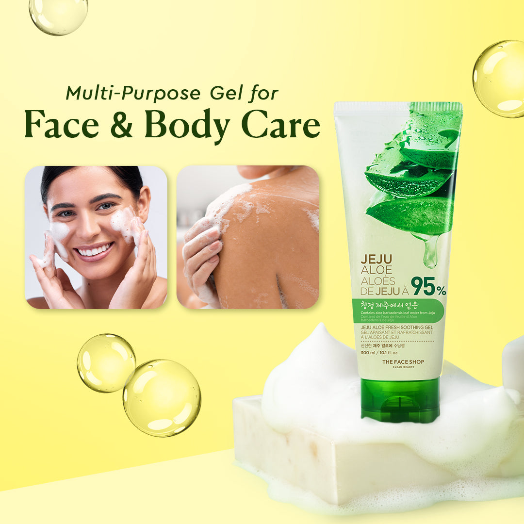 Jeju Aloe Fresh Soothing Gel Tube 300ml