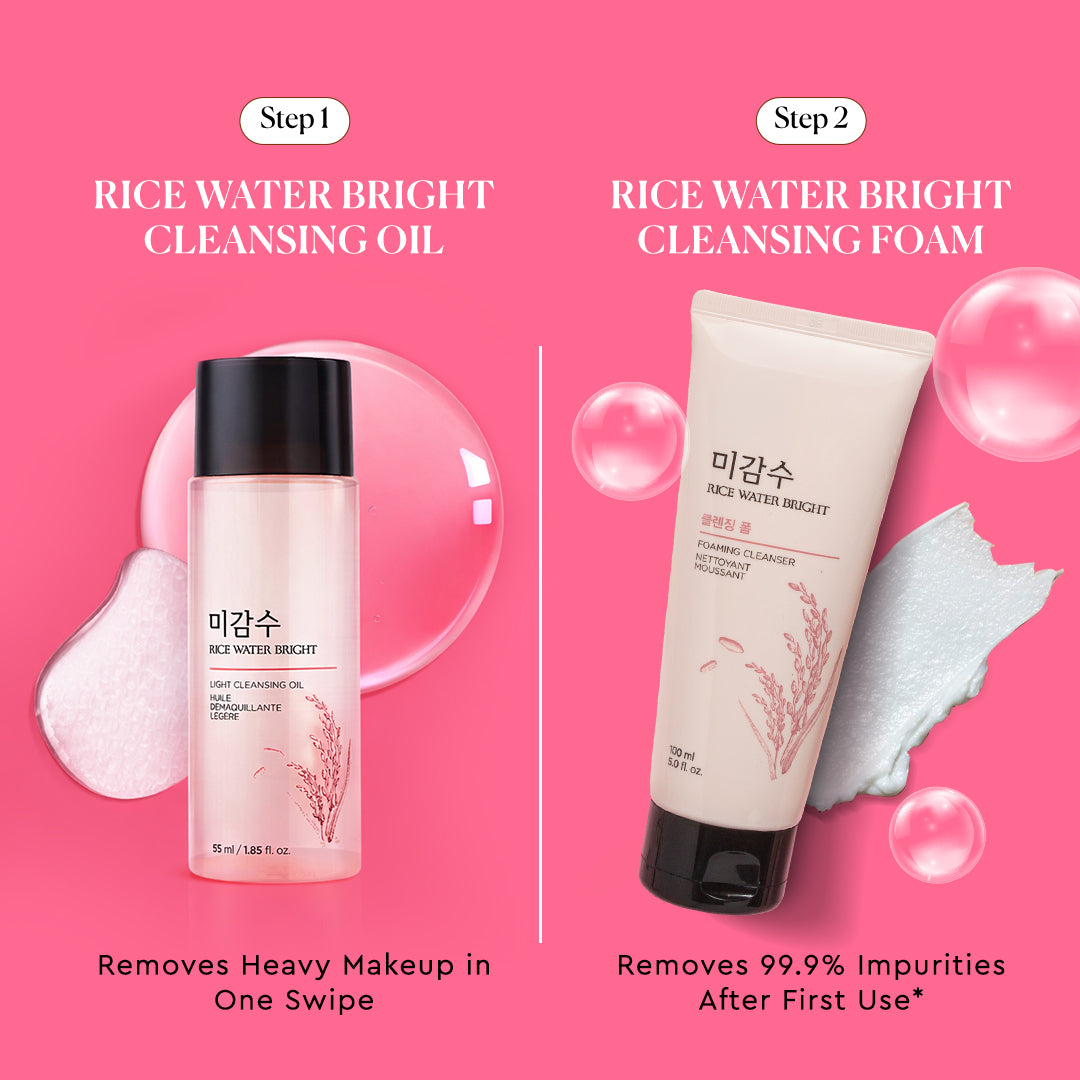 2 Step Rice Water Bright Cleansing Kit