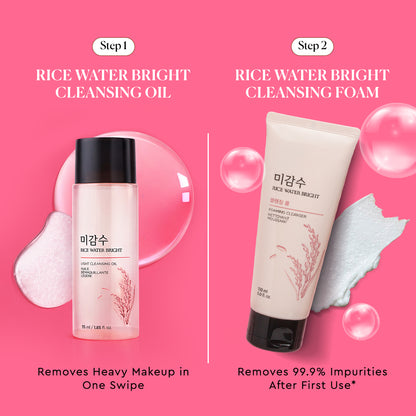 2 Step Rice Water Bright Cleansing Kit