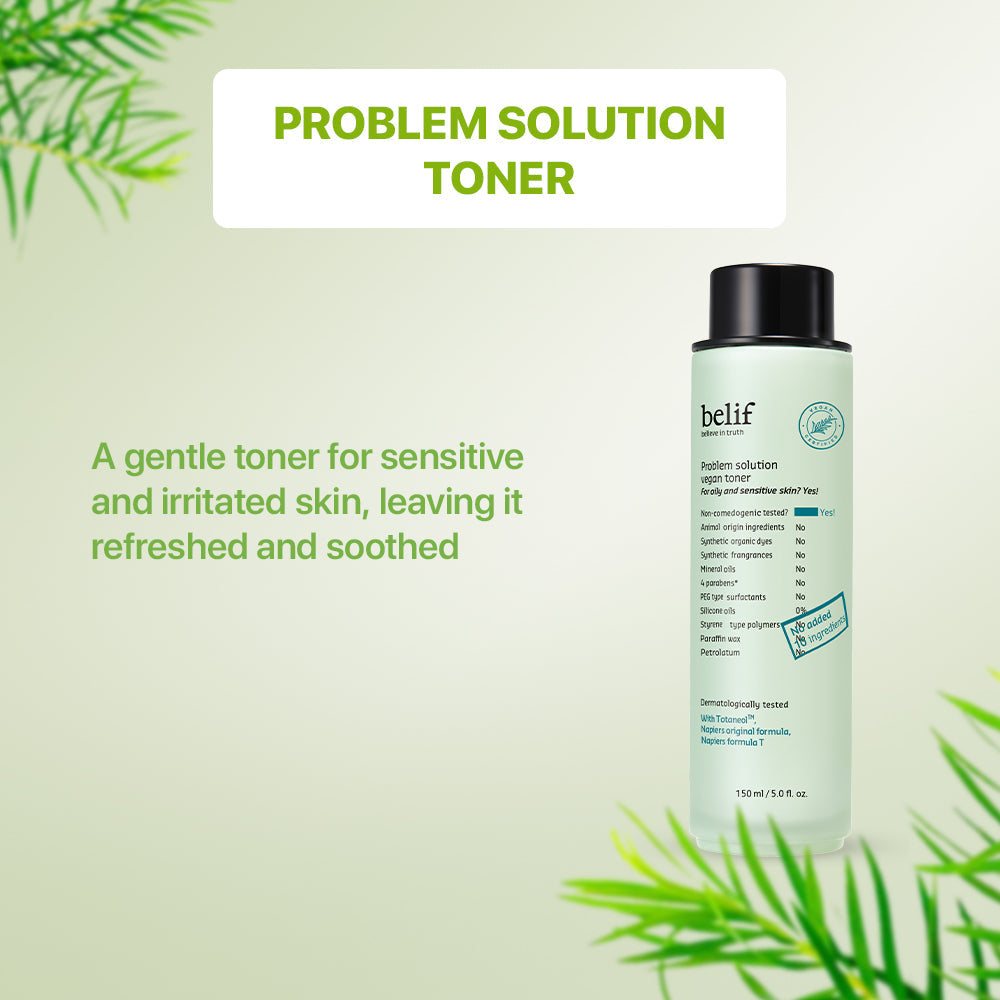 belif problem solution vegan toner 150ml