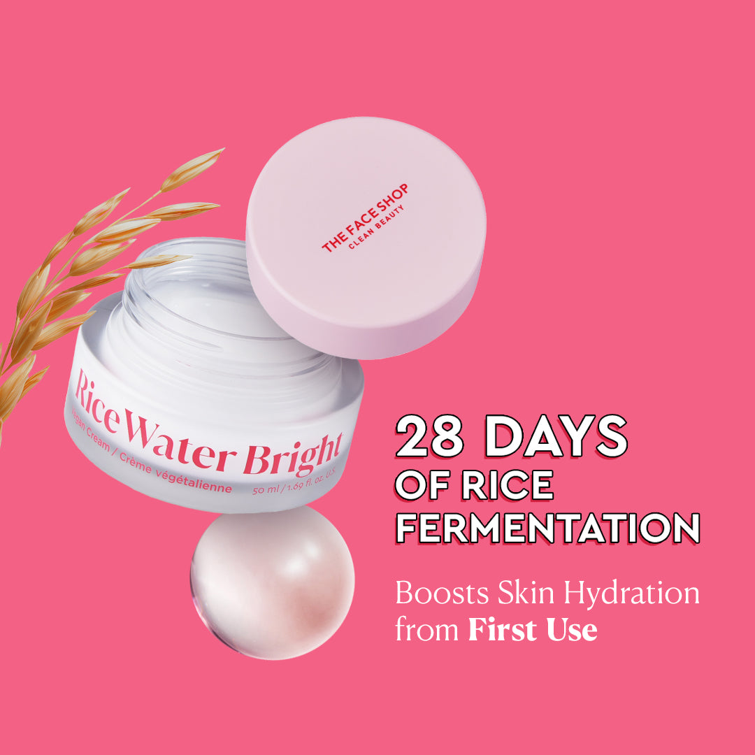 The Face Shop Rice Water Bright Vegan Cream (50ml)