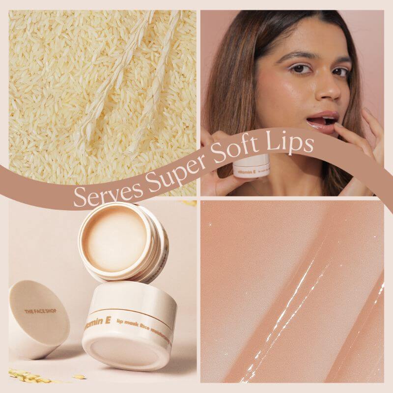 Vitamin E lip mask Rice