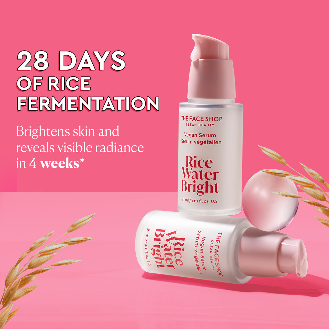 The Face Shop Rice Water Bright Vegan Serum (30ml)