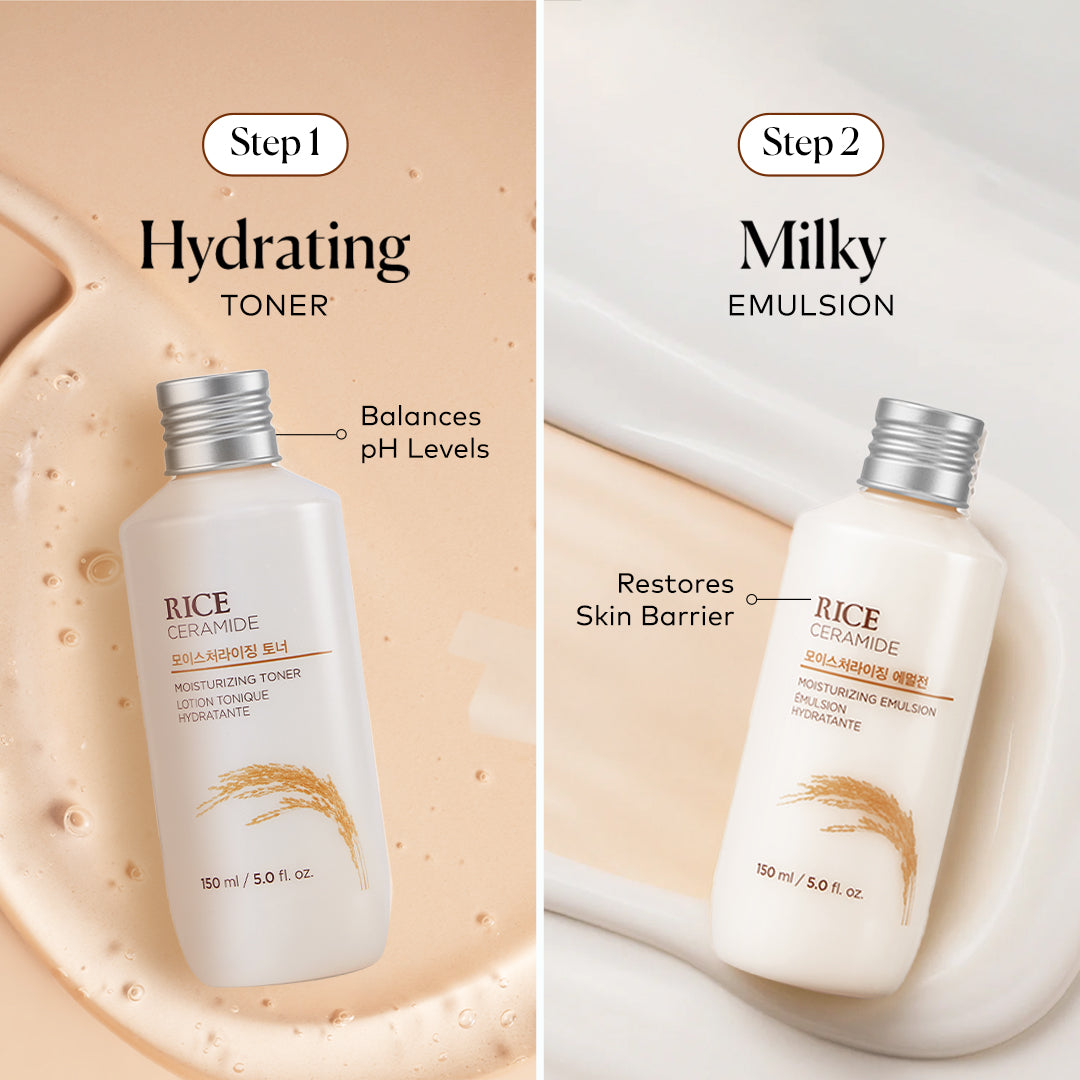 2 Step Ceramide &amp; Rice Moisturizing Combo 150ml