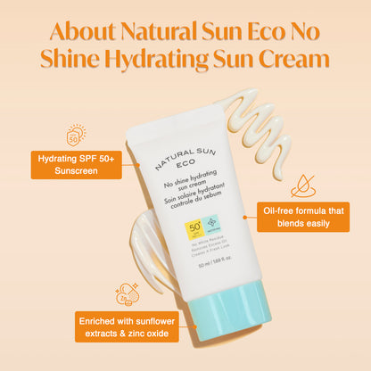 NaturalSun Eco No Shine Hydrating Sun Cream