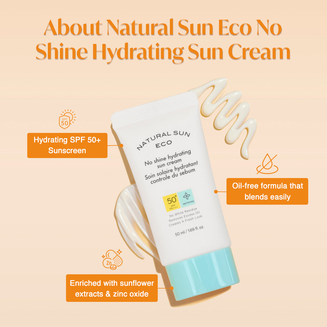 NaturalSun Eco No Shine Hydrating Sun Cream 50ml