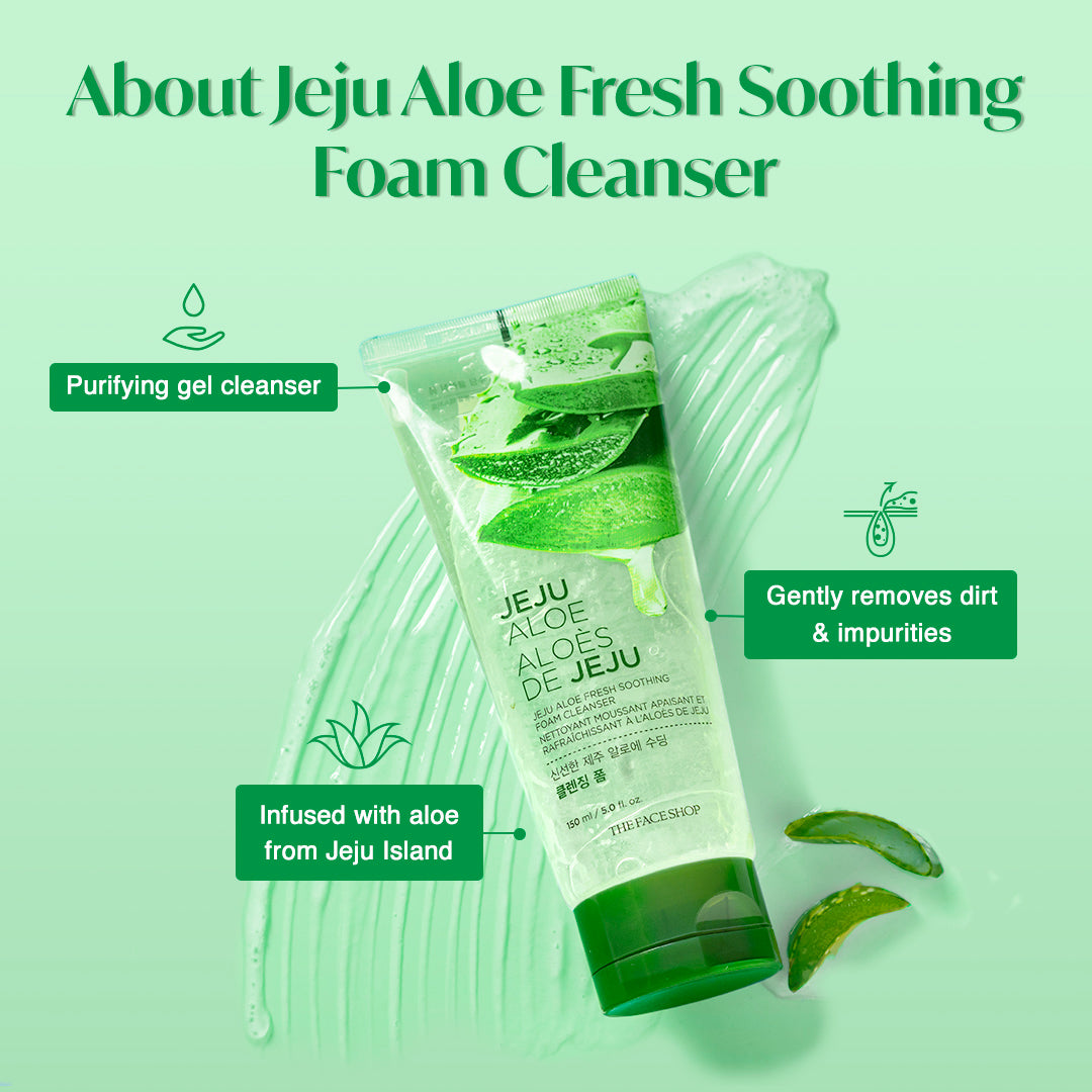 Jeju Aloe Fresh Soothing Cleansing Foam