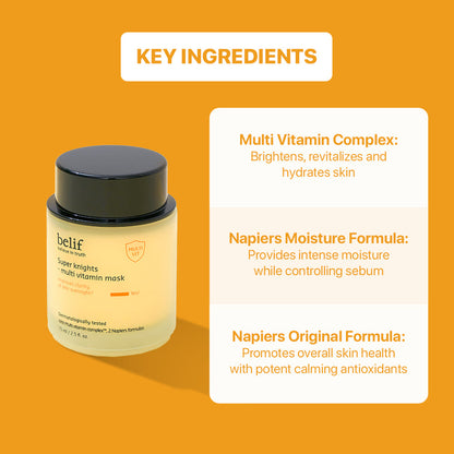 belif Super knights - multi vitamin sleeping mask 75ml