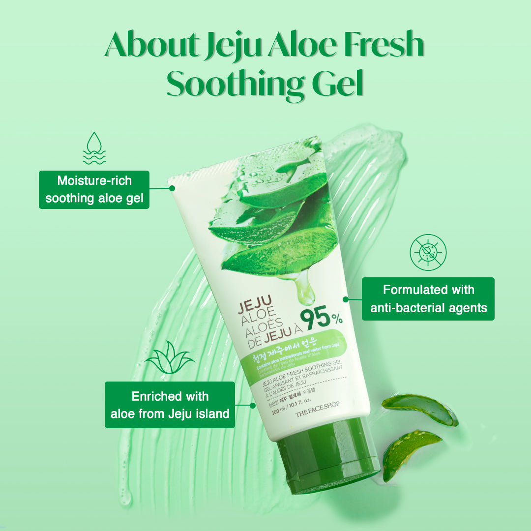 Jeju Aloe Fresh Soothing Gel Tube 300ml