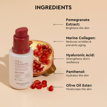 Pomegranate &amp; Collagen Volume Lifting Serum 30ml
