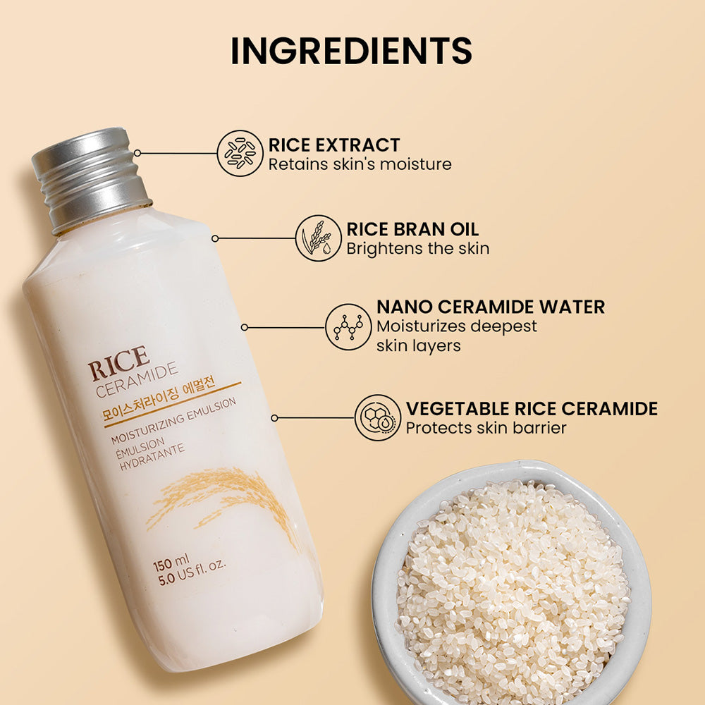 Rice & Ceramide Moisturizing Emulsion 150ml