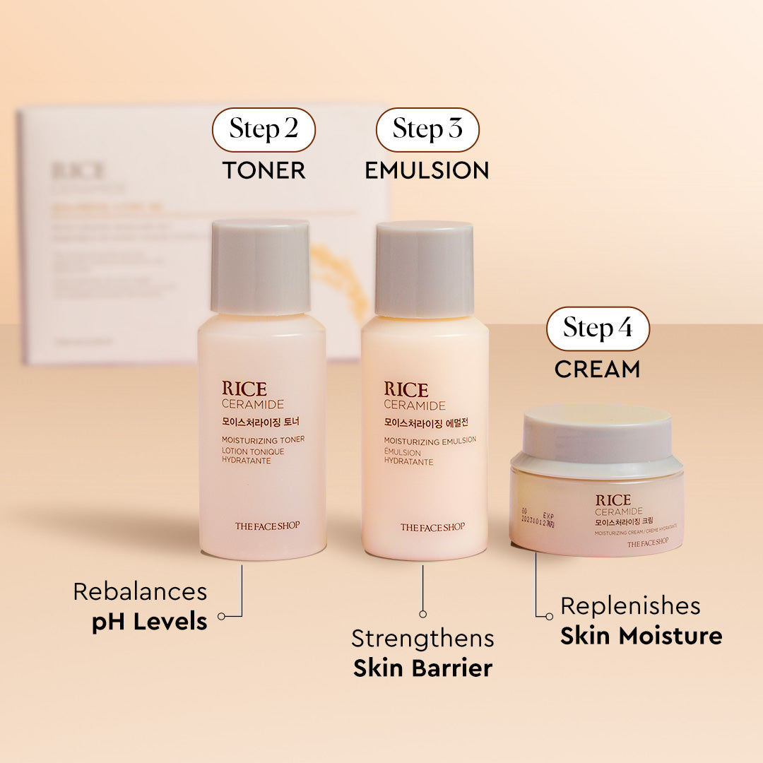 6 Step Korean Brightening Rice Ritual Powered By Ceramides