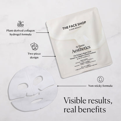 Vita-Toning Collagen Face Mask With Glutathione &amp; Hyaluronic Acid