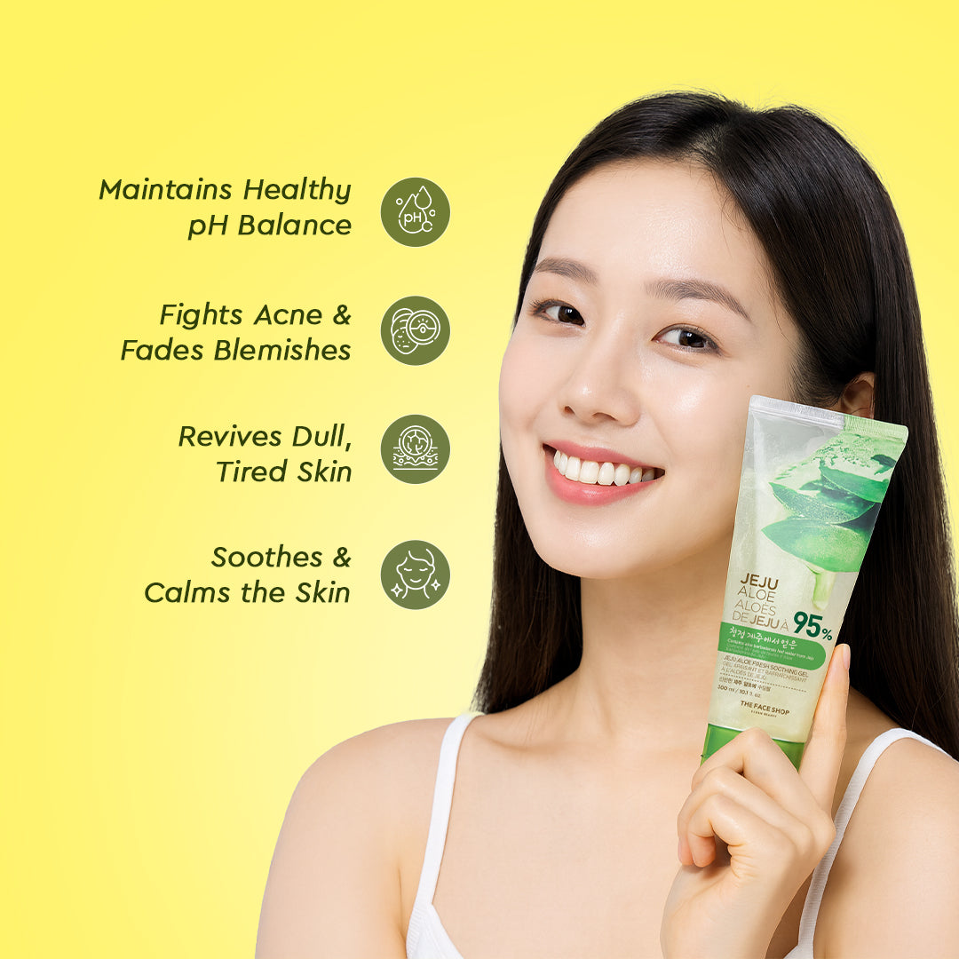 Jeju Aloe Fresh Soothing Gel Tube (300ml)