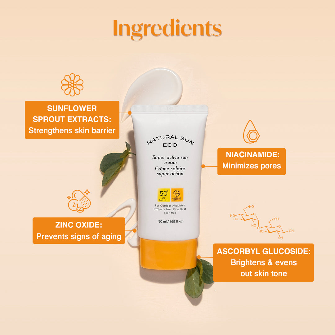 Naturalsun Eco Super Active Sun Cream(50ml)