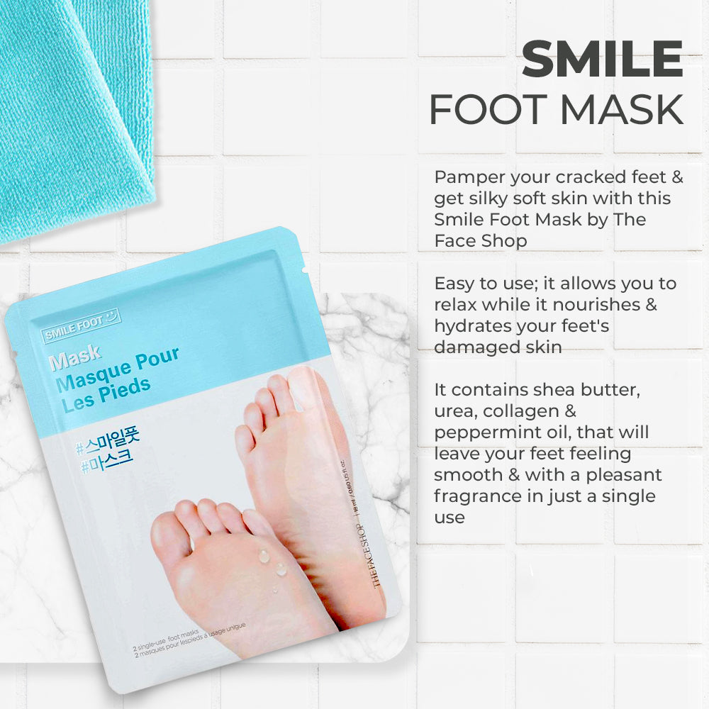 Face &amp; Feet Care Duo with Face Scrub &amp; Foot Mask