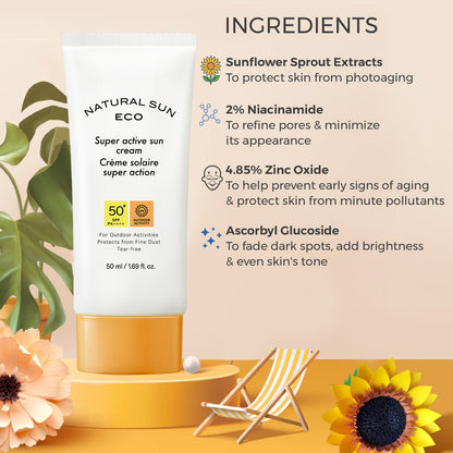 Naturalsun Eco Super Active Sun Cream(50ml)