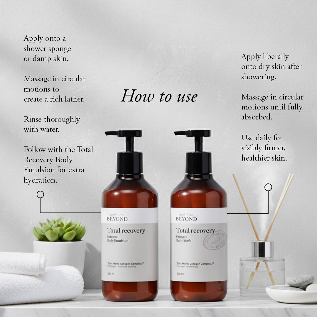 Luxury Collagen Bath &amp; Body Care Set, Body Wash &amp; Lotion for Deep Hydration &amp; Anti-aging Skin