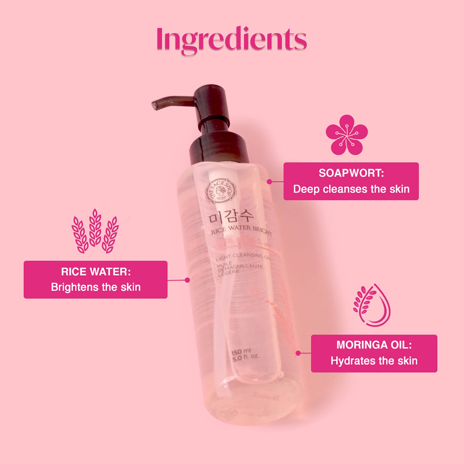 Rice Water Bright Light Cleansing Oil 150ml