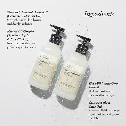 Luxury Ceramides Bath &amp; Body Care Set, Body Wash &amp; Lotion For Restoring Skin Barrier &amp; Deep Nourishment