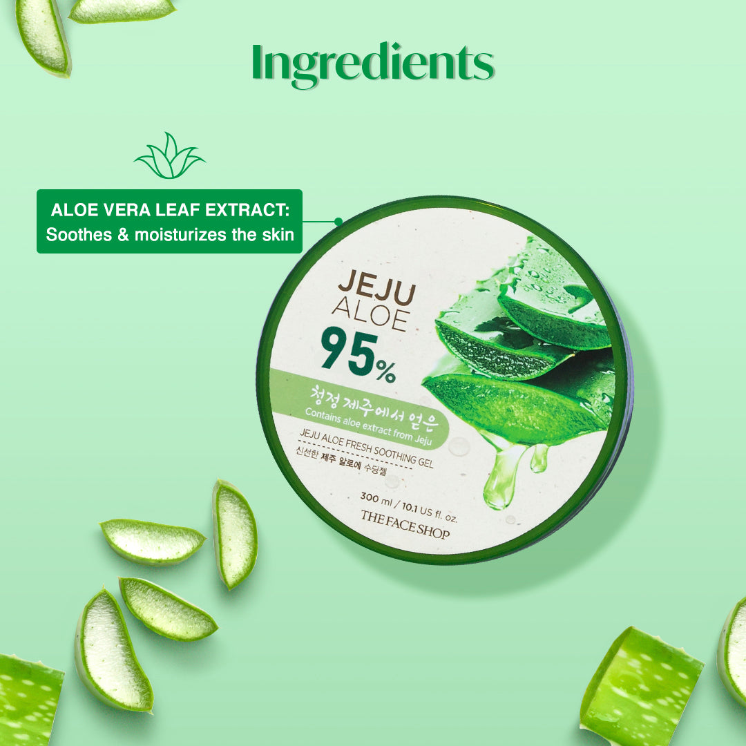 Jeju Aloe Fresh Soothing Gel 300ml