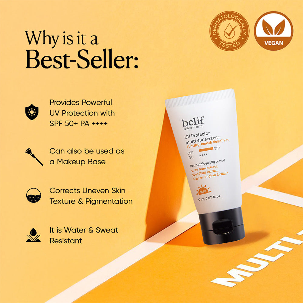 UV Protector Tinted Sunscreen SPF 50+ PA++++  (20ml)