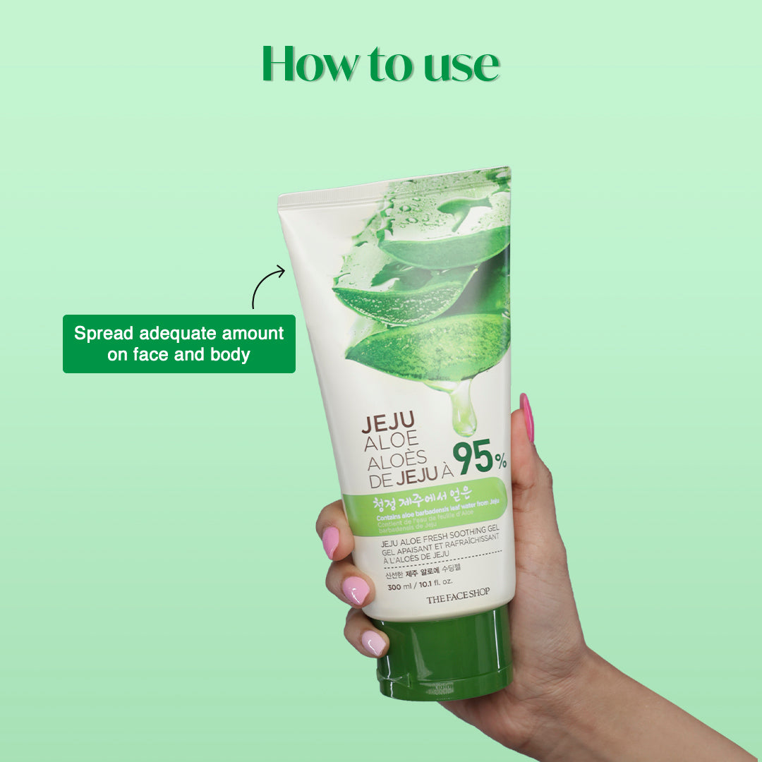 Jeju Aloe Fresh Soothing Gel Tube 300ml