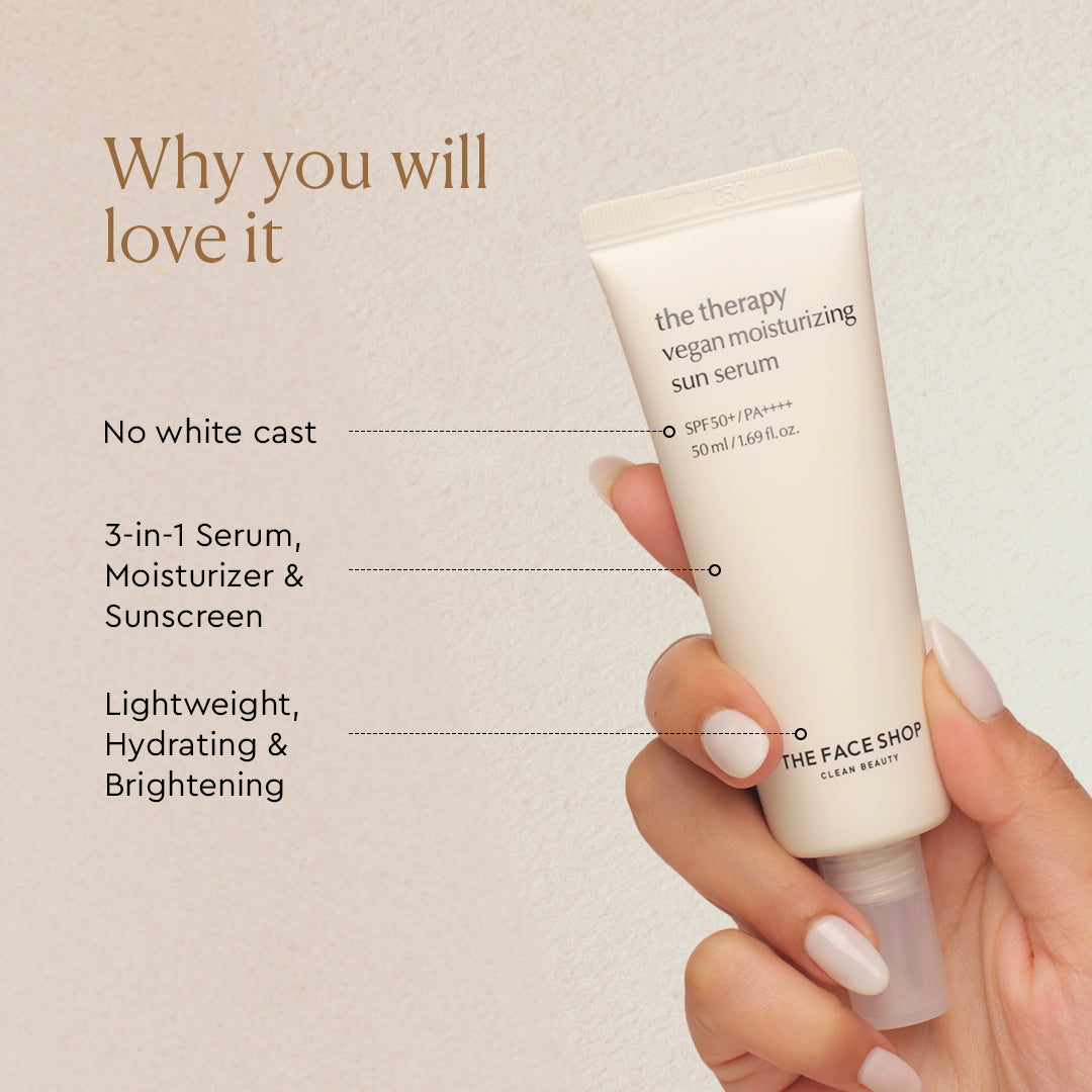 The Therapy Vegan Moisturizing Sun Serum 20ml