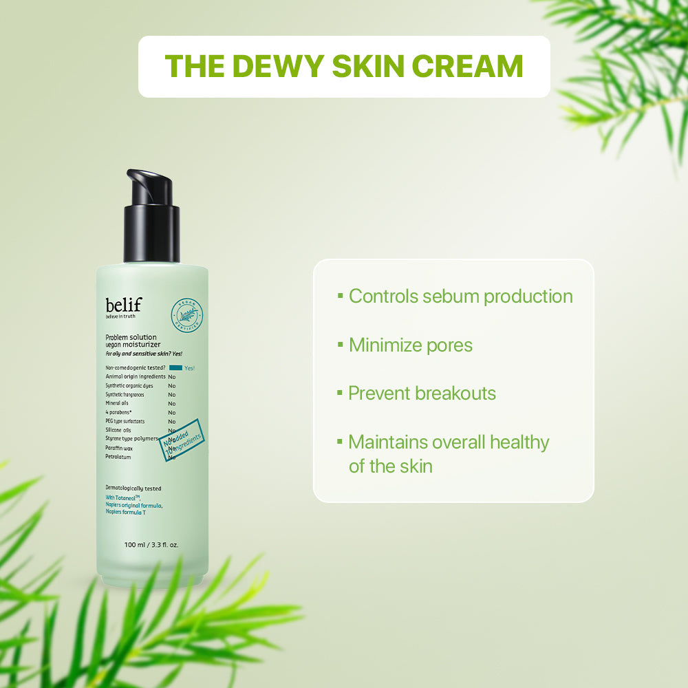 belif problem solution vegan moisturizer 100ml