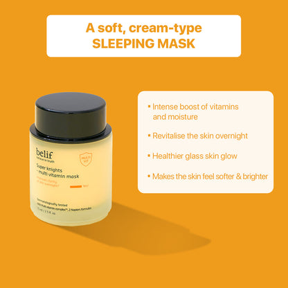 belif Super knights - multi vitamin sleeping mask 75ml