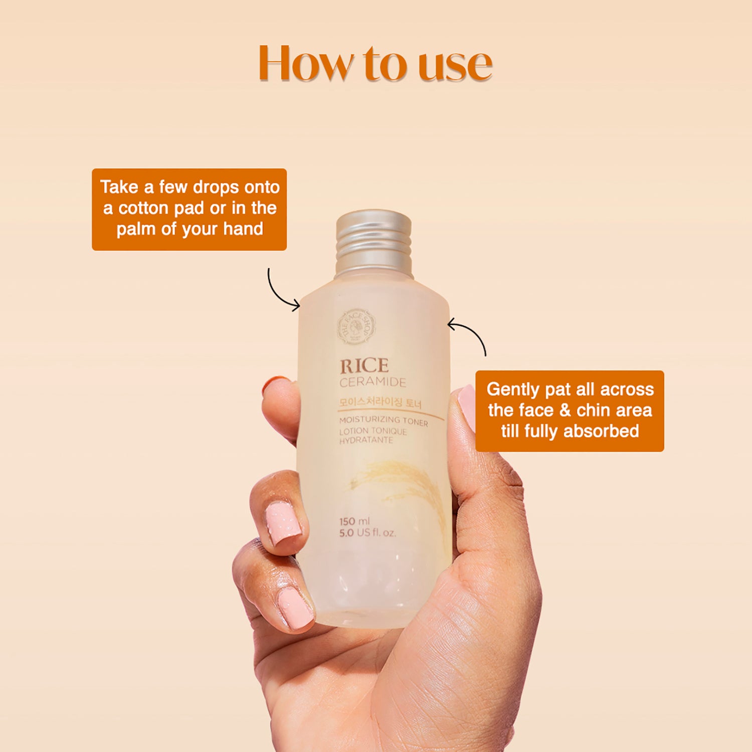 Rice &amp; Ceramide Moisturizing Toner 150ml