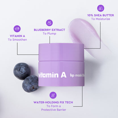 Vitamin A lip mask Blueberry (mini)