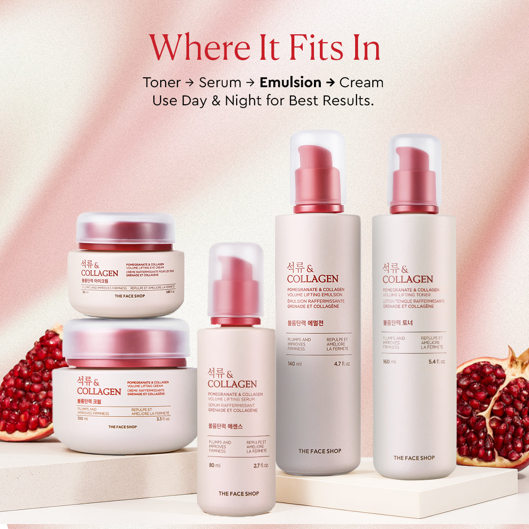 Collagen &amp; Pomegranate Volume Lifting Emulsion 140ml