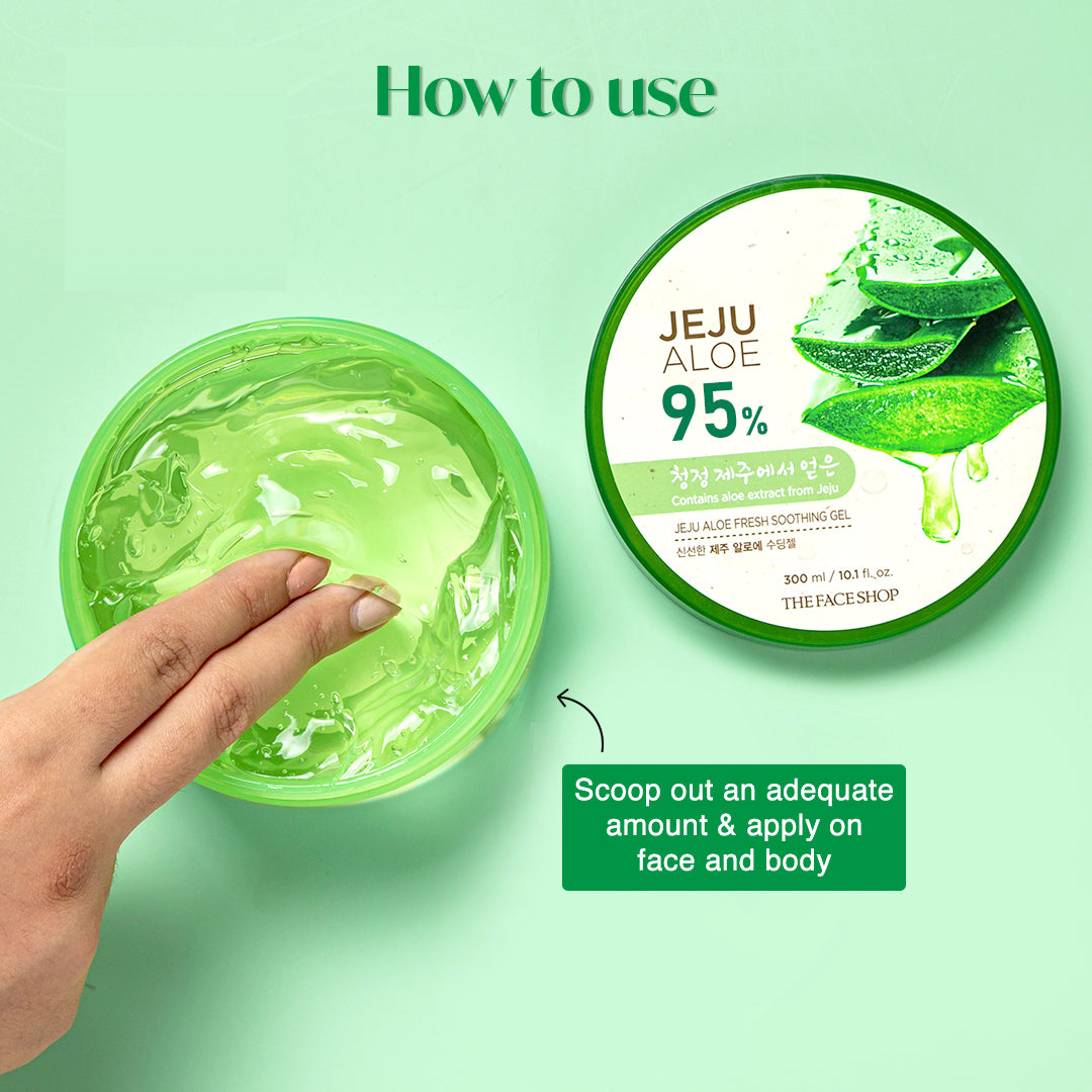 Jeju Aloe Fresh Soothing Gel 300ml