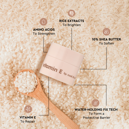 Vitamin E lip mask Rice (mini)