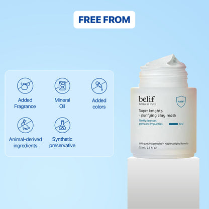 belif Super knights - clay mask 75 ml