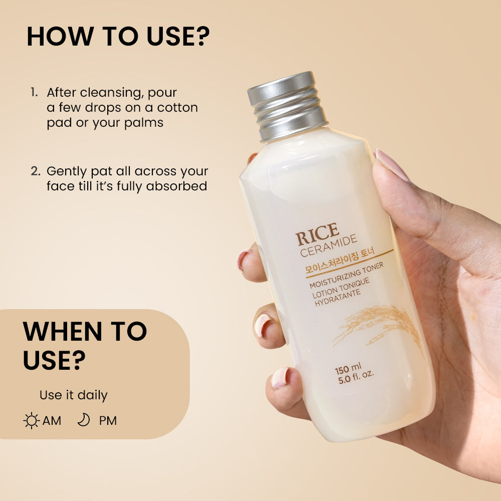 Rice & Ceramide Moisturizing Toner 150ml