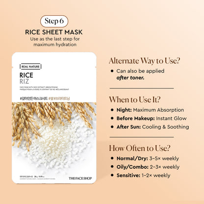 6 Step Korean Brightening Rice Ritual Powered By Ceramides