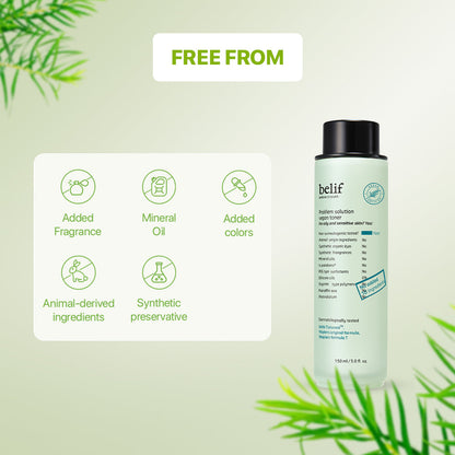 belif problem solution vegan toner 150ml