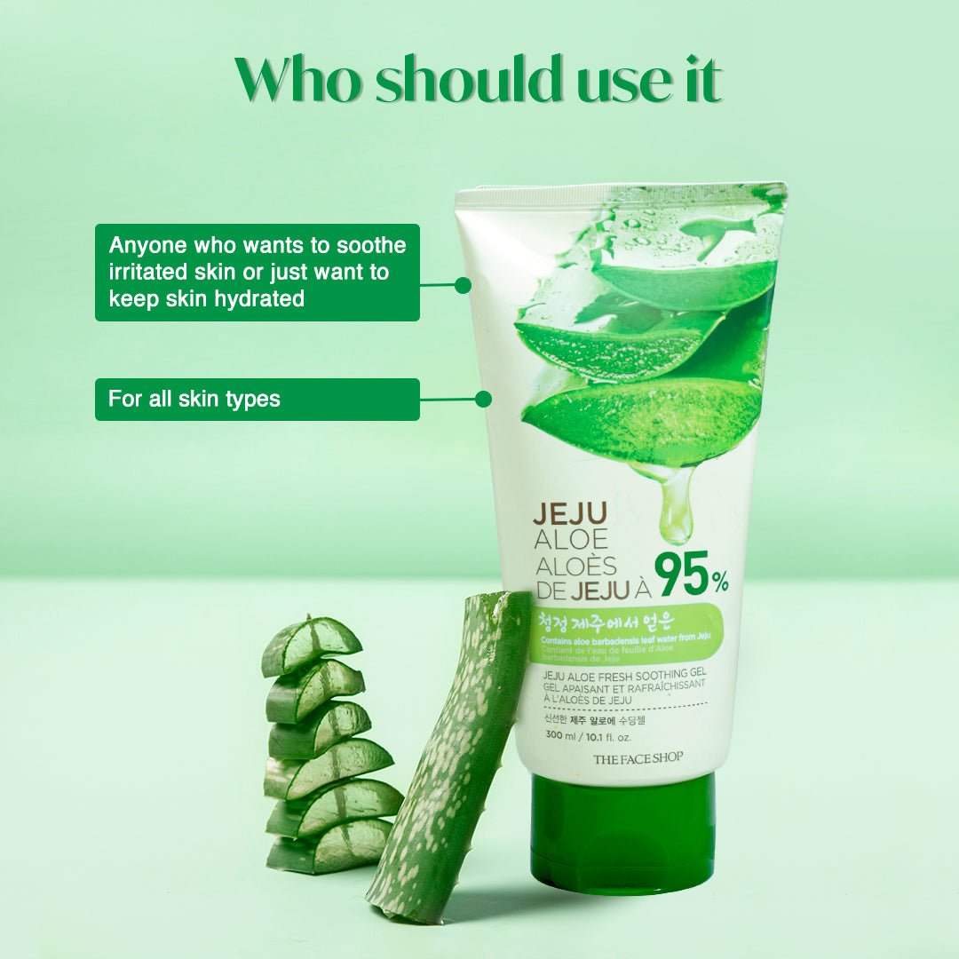 Jeju Aloe Fresh Soothing Gel Tube 300ml