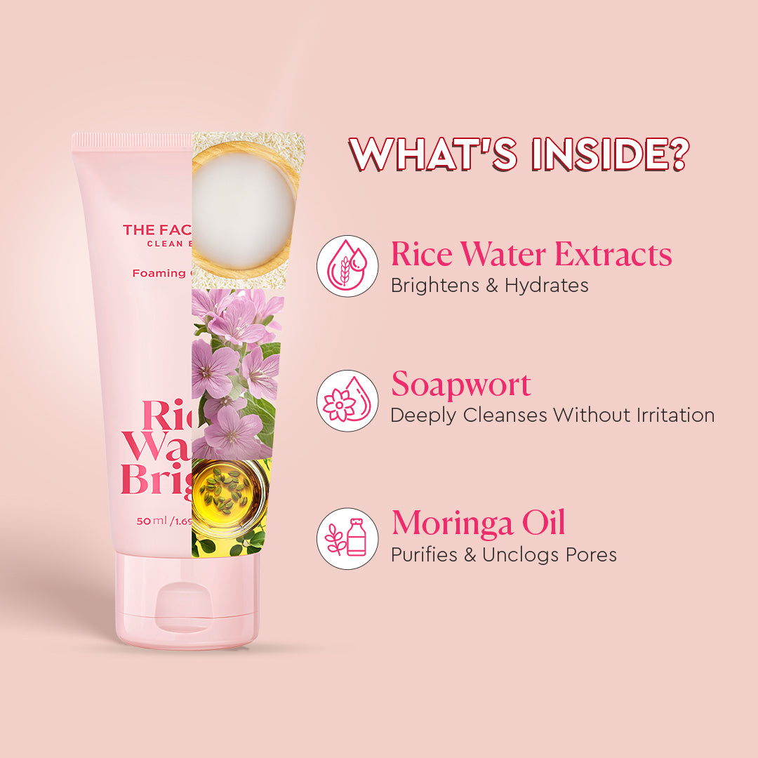 Rice Water Bright Cleansing Foam 50ml
