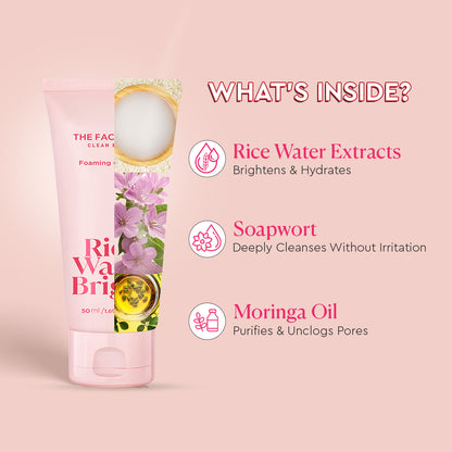 Rice Water Bright Cleansing Foam 50ml